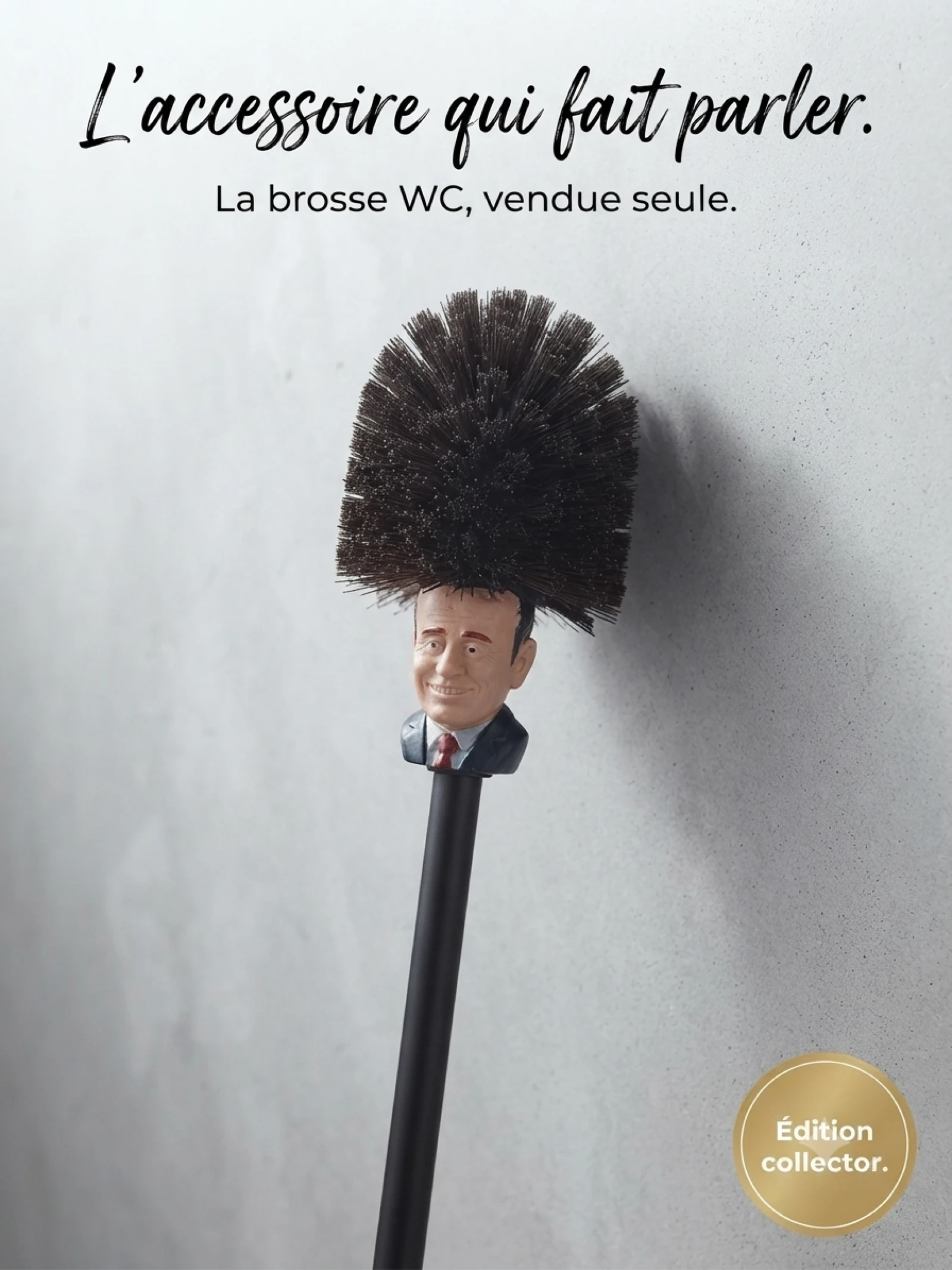 Unusual toilet brush "President" - Decorative item or humorous gift – photo 2